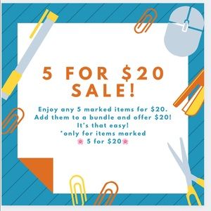 COPY - 🌸5 for $20 Sale 🌸